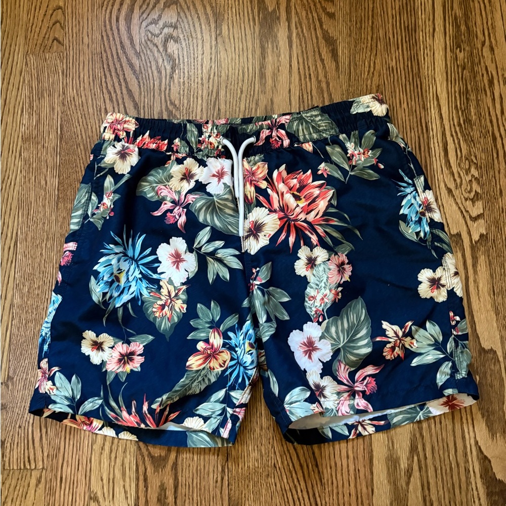 Slate & Stone Tropical Floral Swim Trunks